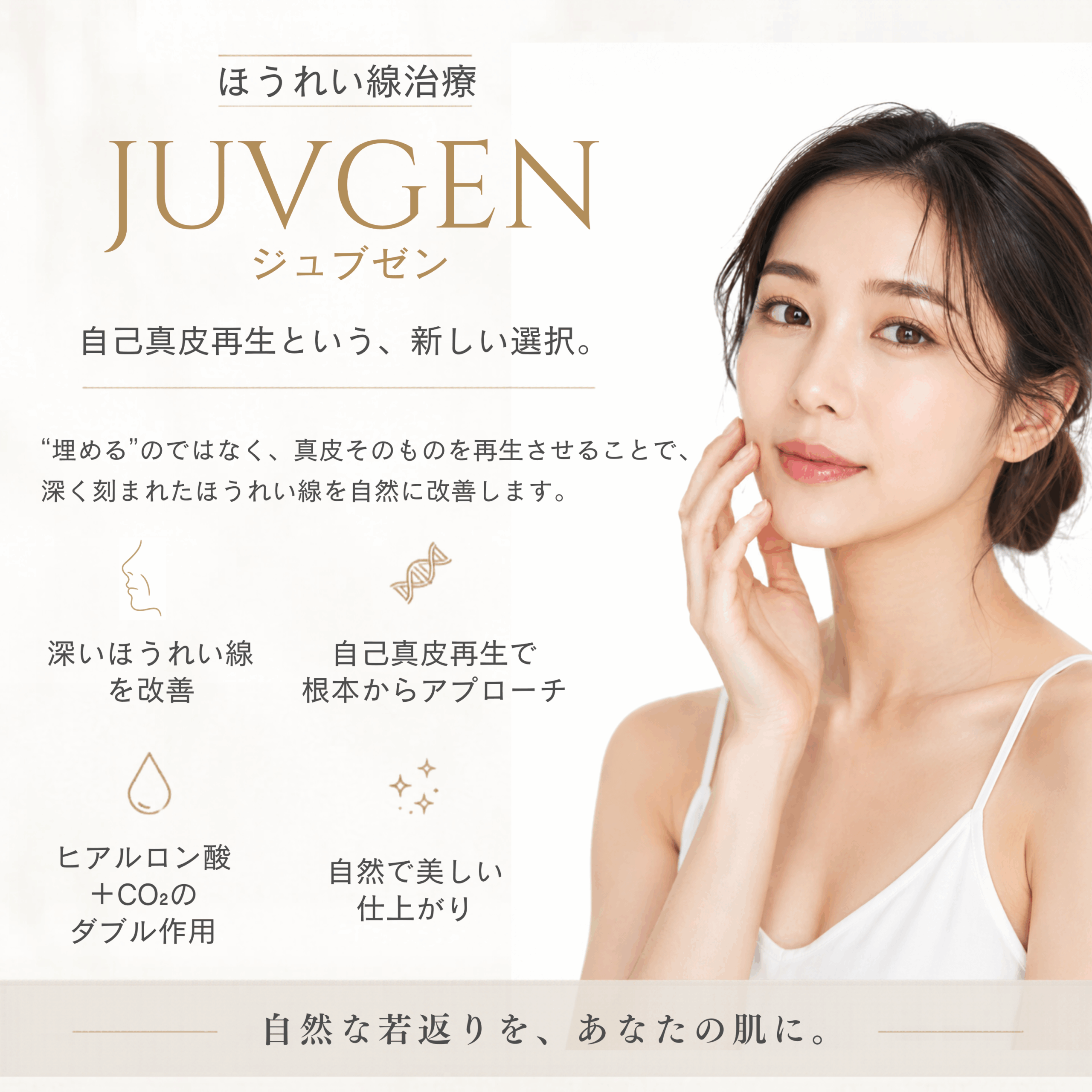 ほうれい線治療ジュブゼンの説明