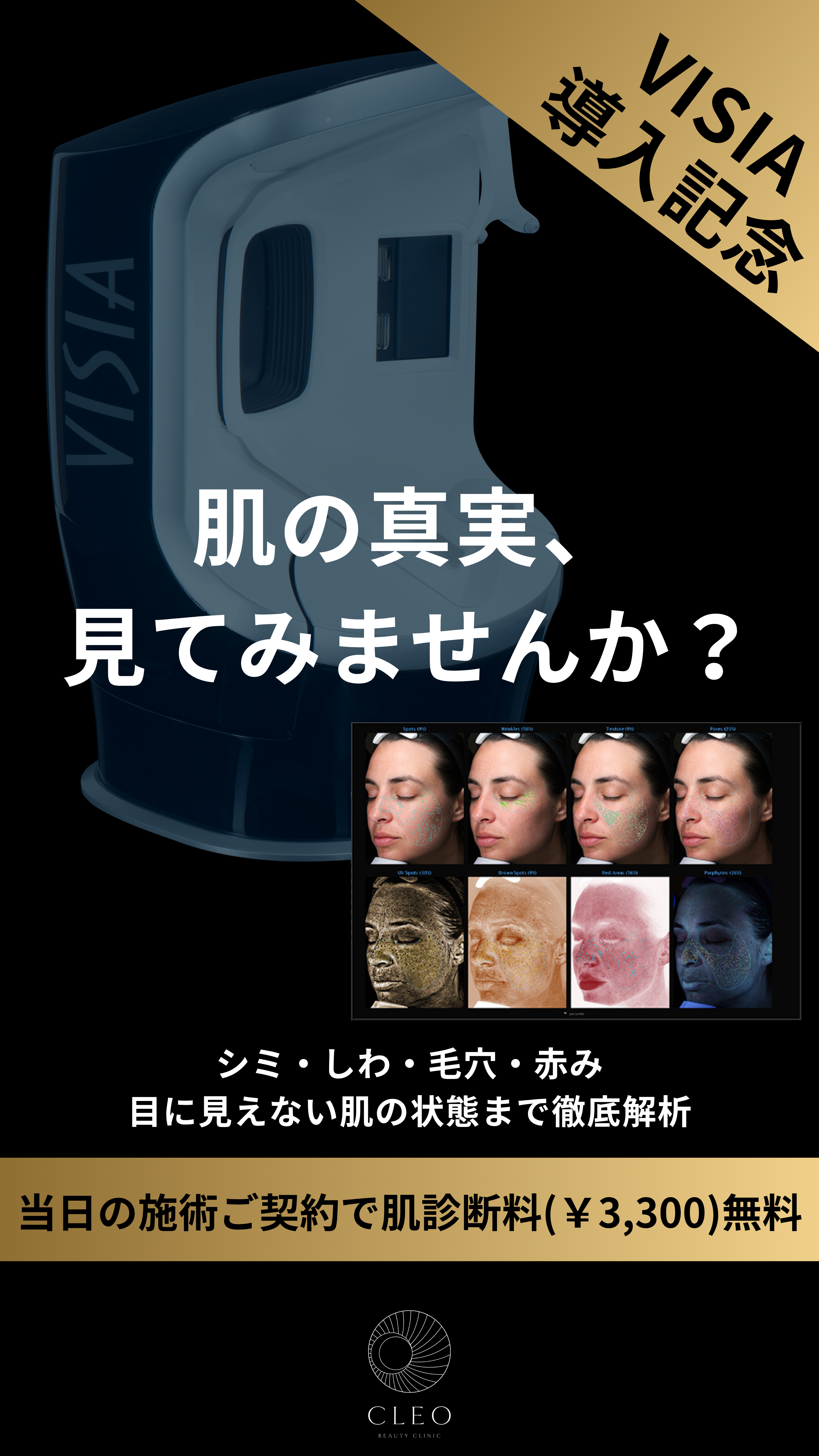 VISIAによる肌解析